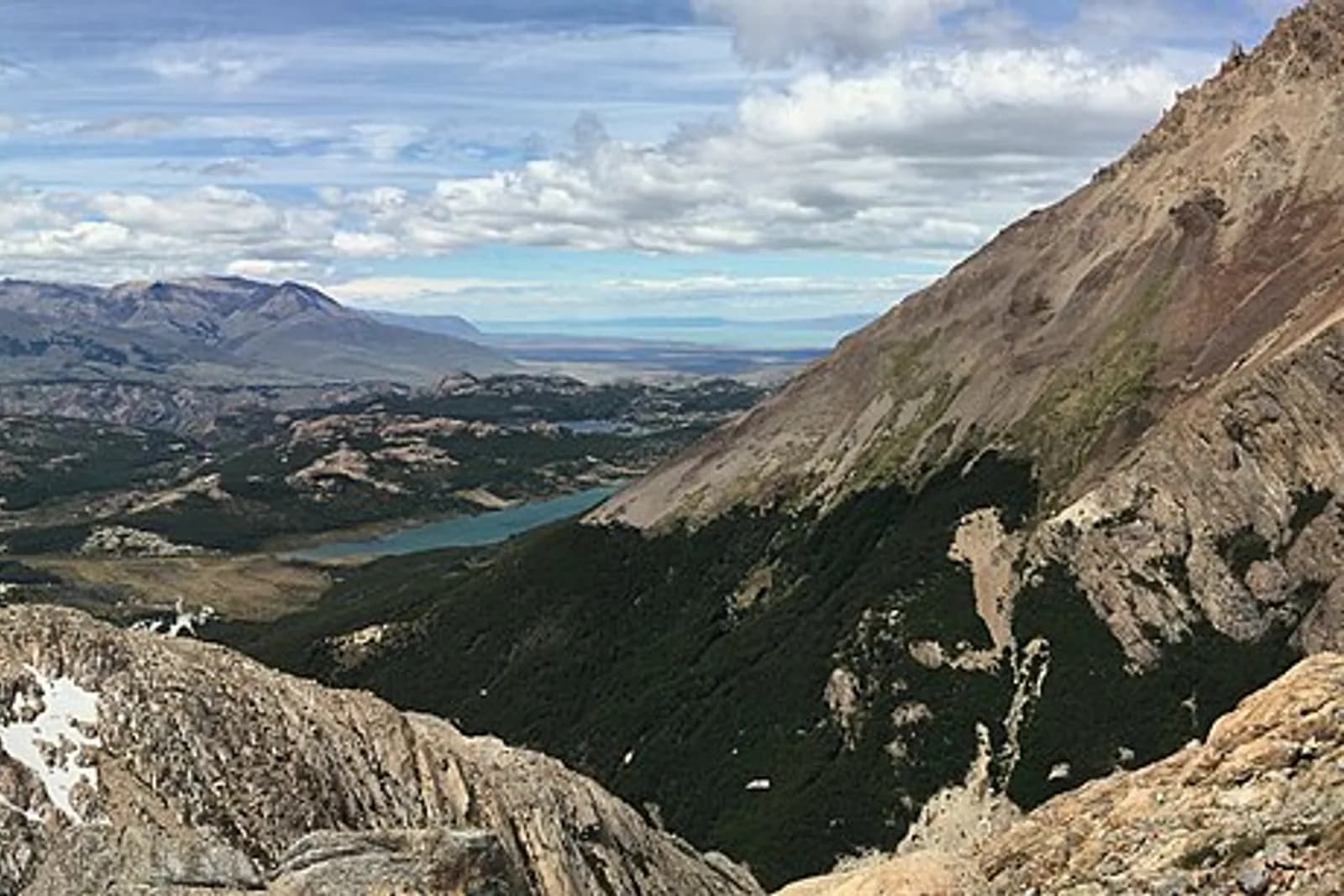 View from Laguna de los Tres in Los Glaciares National Park, Argentina