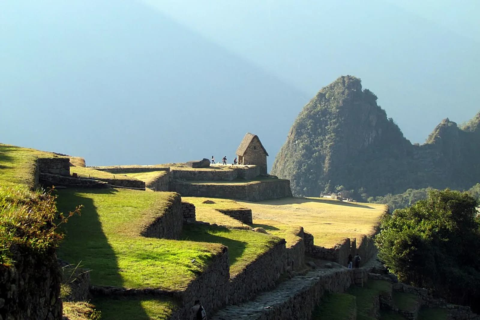 220 View from Inca Trail to Sun Gate Machu Picchu Peru 2488