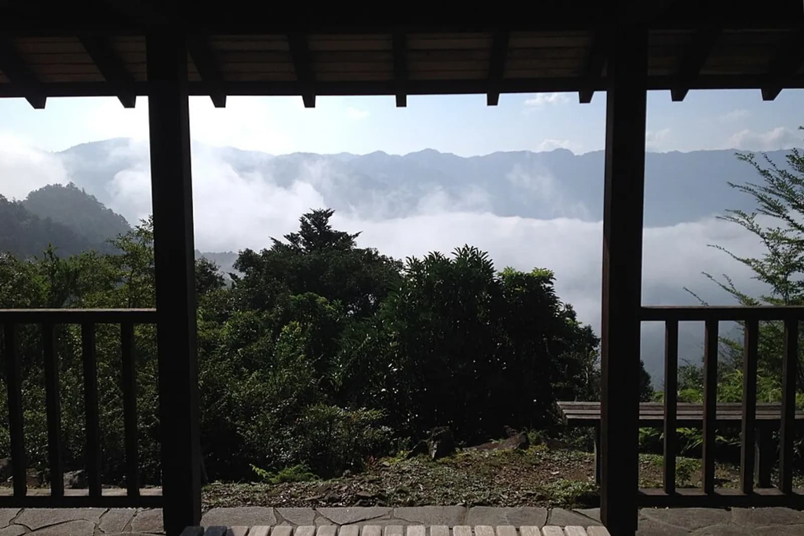 Shelter on an old teahouse site on the Kumano Kodo (Kohechi), near Koguchi